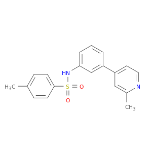 Benzenesulfonamide, 4-methyl-N-[3-(2-methyl-4-pyridinyl)phenyl]-