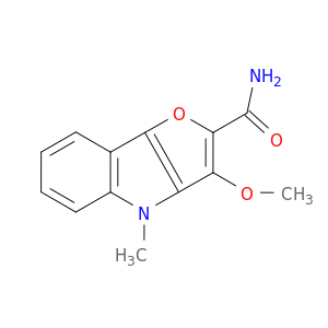 4H-Furo[3,2-b]indole-2-carboxamide, 3-methoxy-4-methyl-
