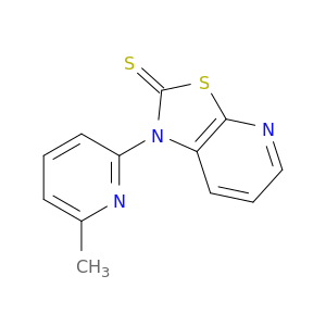 Thiazolo[5,4-b]pyridine-2(1H)-thione, 1-(6-methyl-2-pyridinyl)-