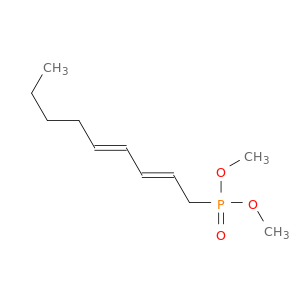 Phosphonic acid, (2E,4E)-2,4-nonadienyl-, dimethyl ester