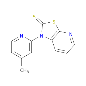 Thiazolo[5,4-b]pyridine-2(1H)-thione, 1-(4-methyl-2-pyridinyl)-