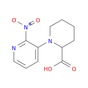 2-Piperidinecarboxylic acid, 1-(2-nitro-3-pyridinyl)-