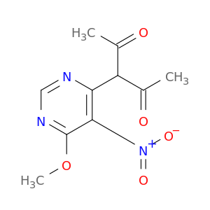 2,4-Pentanedione, 3-(6-methoxy-5-nitro-4-pyrimidinyl)-