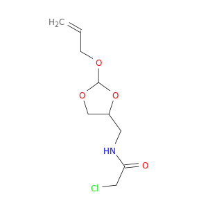 Acetamide, 2-chloro-N-[[2-(2-propenyloxy)-1,3-dioxolan-4-yl]methyl]-