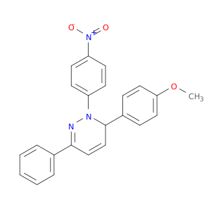 Pyridazine, 1,6-dihydro-6-(4-methoxyphenyl)-1-(4-nitrophenyl)-3-phenyl-