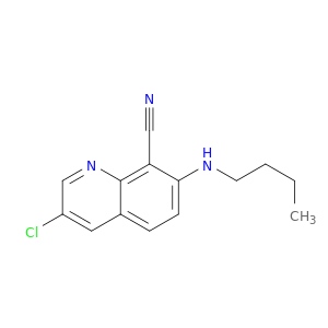 8-Quinolinecarbonitrile, 7-(butylamino)-3-chloro-