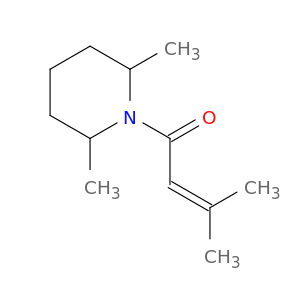 2,6-DIMETHYL-1-(3-METHYL-1-OXO-2-BUTENYL)PIPERIDINE
