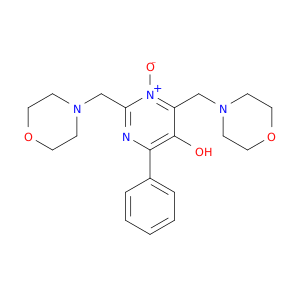 5-Pyrimidinol, 2,4-bis(4-morpholinylmethyl)-6-phenyl-, 3-oxide