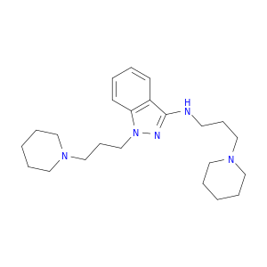 N,1-BIS[3-(PIPERIDIN-1-YL)PROPYL]INDAZOL-3-AMINE