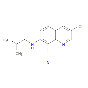 8-Quinolinecarbonitrile, 3-chloro-7-[(2-methylpropyl)amino]-