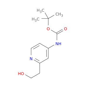 tert-butyl N-[2-(2-hydroxyethyl)pyridin-4-yl]carbamate
