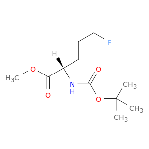 methyl 5-fluoro-2-[(2-methylpropan-2-yl)oxycarbonylamino]pentanoate