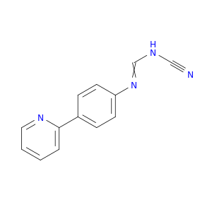 Methanimidamide, N-cyano-N'-[4-(2-pyridinyl)phenyl]-