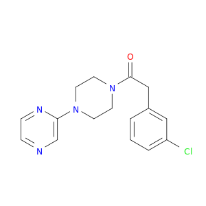 Piperazine, 1-[(3-chlorophenyl)acetyl]-4-pyrazinyl-