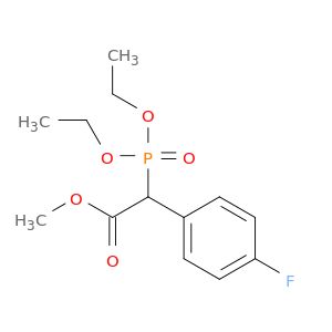 methyl 2-diethoxyphosphoryl-2-(4-fluorophenyl)acetate