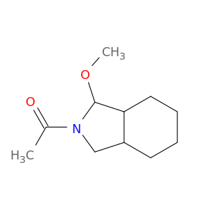 1H-Isoindole, 2-acetyloctahydro-1-methoxy-