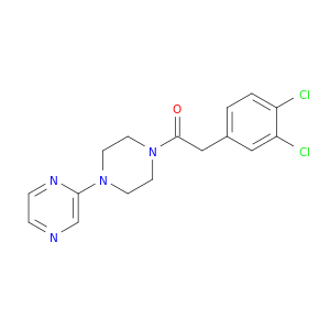 Piperazine, 1-[(3,4-dichlorophenyl)acetyl]-4-pyrazinyl-