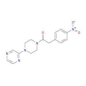Piperazine, 1-[(4-nitrophenyl)acetyl]-4-pyrazinyl-