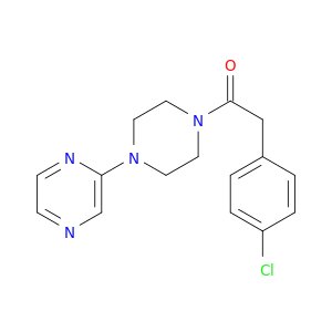 Piperazine, 1-[(4-chlorophenyl)acetyl]-4-pyrazinyl-