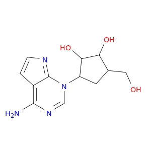 1,2-Cyclopentanediol,3-(4-amino-7H-pyrrolo[2,3-d]pyrimidin-7-yl)-5-(hydroxymethyl)-,(1R,2S,3R,5R)-rel-
