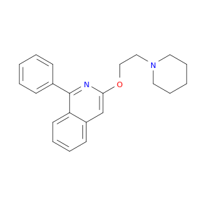Isoquinoline, 1-phenyl-3-[2-(1-piperidinyl)ethoxy]-