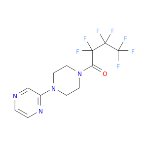 Piperazine, 1-(2,2,3,3,4,4,4-heptafluoro-1-oxobutyl)-4-pyrazinyl-