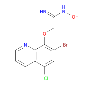 Ethanimidamide, 2-[(7-bromo-5-chloro-8-quinolinyl)oxy]-N-hydroxy-