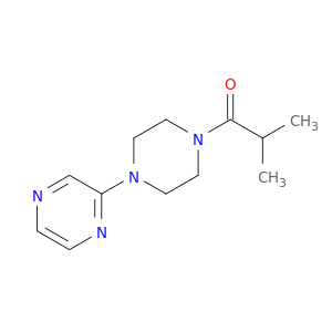 Piperazine, 1-(2-methyl-1-oxopropyl)-4-pyrazinyl-