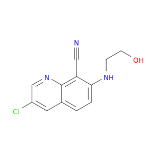 8-Quinolinecarbonitrile, 3-chloro-7-[(2-hydroxyethyl)amino]-