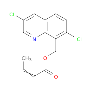 2-Butenoic acid, (3,7-dichloro-8-quinolinyl)methyl ester