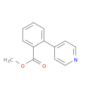 Benzoic acid, 2-(4-pyridinyl)-, methyl ester