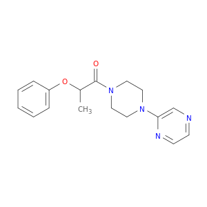 Piperazine, 1-(1-oxo-2-phenoxypropyl)-4-pyrazinyl-