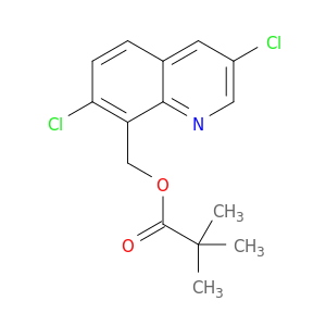 Propanoic acid, 2,2-dimethyl-, (3,7-dichloro-8-quinolinyl)methyl ester