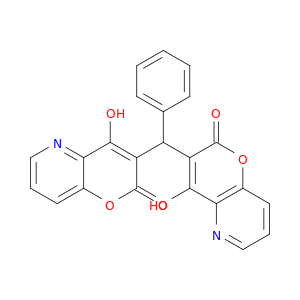 2H-Pyrano[3,2-b]pyridin-2-one, 3,3'-(phenylmethylene)bis[4-hydroxy-
