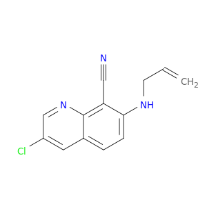 8-Quinolinecarbonitrile, 3-chloro-7-(2-propenylamino)-