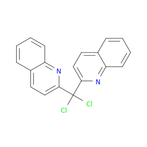 Quinoline, 2,2'-(dichloromethylene)bis-