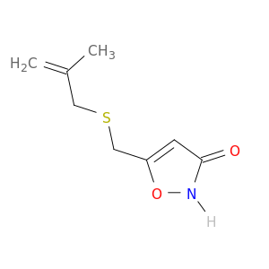 3(2H)-Isoxazolone, 5-[[(2-methyl-2-propenyl)thio]methyl]-