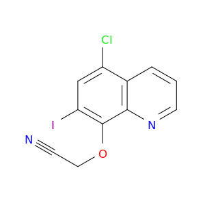 Acetonitrile, [(5-chloro-7-iodo-8-quinolinyl)oxy]-