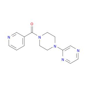 Piperazine, 1-pyrazinyl-4-(3-pyridinylcarbonyl)-