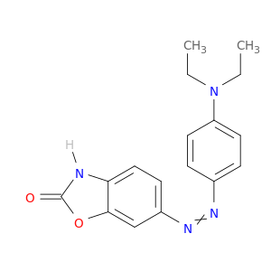 2(3H)-Benzoxazolone, 6-[[4-(diethylamino)phenyl]azo]-