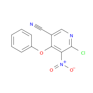 3-Pyridinecarbonitrile, 6-chloro-5-nitro-4-phenoxy-