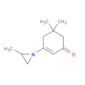 2-Cyclohexen-1-one, 5,5-dimethyl-3-(2-methyl-1-aziridinyl)-
