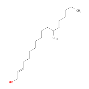 2,13-Octadecadien-1-ol, 12-methyl-, (2E,13E)-
