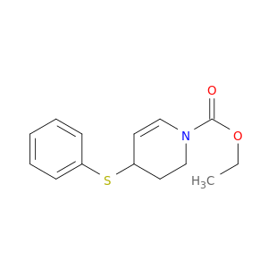 1(2H)-Pyridinecarboxylic acid, 3,4-dihydro-4-(phenylthio)-, ethyl ester