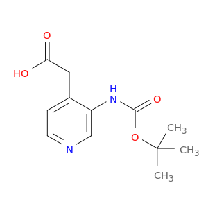 2-(3-((tert-Butoxycarbonyl)amino)pyridin-4-yl)acetic acid