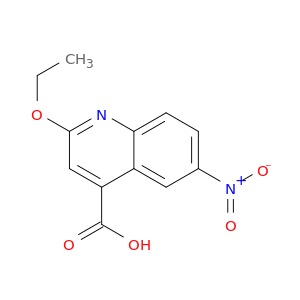 4-Quinolinecarboxylic acid, 2-ethoxy-6-nitro-