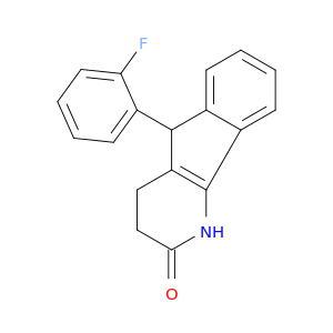 2H-Indeno[1,2-b]pyridin-2-one, 5-(2-fluorophenyl)-1,3,4,5-tetrahydro-
