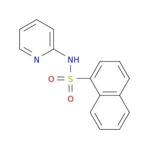 1-Naphthalenesulfonamide, N-2-pyridinyl-