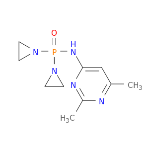 Phosphinic amide,P,P-bis(1-aziridinyl)-N-(2,6-dimethyl-4-pyrimidinyl)- (7CI,8CI,9CI)