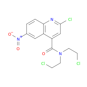 4-Quinolinecarboxamide, 2-chloro-N,N-bis(2-chloroethyl)-6-nitro-